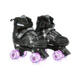 Willonin patins  roulettes avec 8 roues lumineuses roller en ligne pour enfant fille garon taille ...
