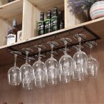 Willonin� porte - verres suspendu � 6 fentes support de verre � vin avec 6 rails pour 12 - 18 verres ...