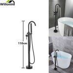 Willonin� robinet pour baignoire sur pied avec douchette m�langeur de douche avec pulv�risateur � main ...