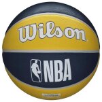 Wilson nba team indiana pacers ball wtb1300xbind unisexe jaune ballons de basket