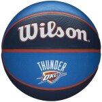 Ballon de basket - wilson - wtb1300xbokc - oklahoma city thunder - unisexe - bleu marine