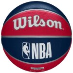Ballon de basket - wilson - wtb1300xbwas - rouge - washington wizards - caoutchouc renforc�