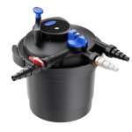 Wiltec cpf - 5000 filtre de bassin � pression avec st�rilisation uv - 380 x 380 x 410 mm - 11 w / �tang ...