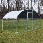 Wiltec parc enclos xxl pour petits animaux domestiques ? 2 x 3 x 2 m ? en acier ? cl�ture verrouillable ...