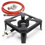 Wiltec réchaud à gaz outdoor 560 x 410 x 165 mm avec tuyau et presso Wiltec réchaud à gaz outdoor 560 x 410 x 165 mm avec tuyau et presso