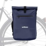 Wiltec sacoche sac  dos tanche pour porte - bagages bleue ? capacit d