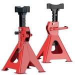 Wiltec set 2 chandelles de levage capacit� 6 tonnes poids 9 kg hauteur r�glable 390 - 603 mm s�curit� ...