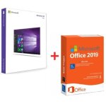Logiciel - microsoft - windows 10 pro + office 2019 - 32 / 64 bits - multilingue - envoi rapide par mail ...