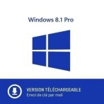 Logiciel - microsoft - windows 8. 1 pro - version tlchargeable - 32 & 64 bits - multilingue