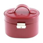 Windrose bo�te � bijoux rouge pour femme - merino jewelry box 85916
