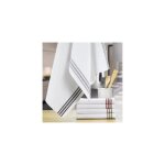 Winkler - torchon damier - 50 x 70 cm - 100% coton - gris