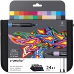 Winsor & newton promarker arts and illustration wallet - 24 pi�ces