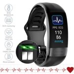 Wirlsweal p11 plus montre connect�e �tanche 096 130 mah usb ecg + ppg tension art�rielle et fr�quence ...