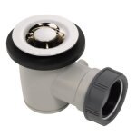 Wirquin bonde de douche tourbillon - � 50 mm - grille plate