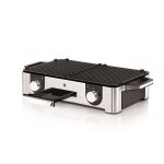 Gril lectrique - wmf - lono - 2400w - 28 x 50 cm - antiadhsif - deux zones de cuisson