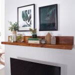Wohnling bois massif �tag�re murale 160 cm �tag�re sheesham wandboard meubles en bois massif