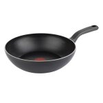 Wok - tefal - inicio - 28 cm - antiadhsif titanium - tous feux et induction