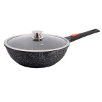 Wok 30 cm en pierre pradel luxe