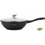 Wok effet pierre 28 cm avec couvercle