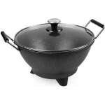 Wok lectrique princess stir - fry - princess - noir - 1400 w - 7 litre - thermostat rglable jusqu ...