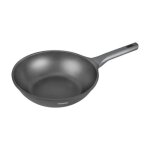 Wok fonte daluminium noir 28cm betty wok28tfi de kitchencook