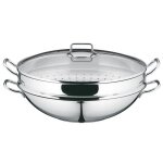 Wok macao 4 pieces avec grille panier pour cui?