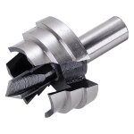 Fraise 3 �tages - wolfcraft - 3759000 - diam�tre 28 32 35mm - longueur 53mm - acier � outils