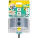 Scie cloche multi - lames - wolfcraft - diamtre 68 - 100 mm - profondeur de coupe 33 mm - foret centreur ...