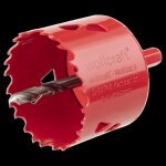 Scie cloche multi mat�riaux bim - diam�tre 60 mm - profondeur de coupe 40 mm - foret centreur - wolfcraft ...