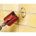 Tr�pan diamant�e - wolfcraft - diam�tre 68 mm - profondeur de coupe 65 mm