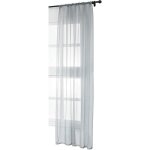 Woltu 1 pièce voilage rideau en voile paravent pour porte fenêtre balcon 140x245 cm gris vh5511gr Woltu 1 pièce voilage rideau en voile paravent pour porte fenêtre balcon 140x245 cm gris vh5511gr
