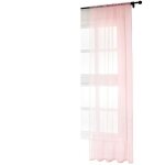 Woltu 1 pièce voilage rideau en voile paravent pour porte fenêtre balcon 140x245 cm rose vh5511rs Woltu 1 pièce voilage rideau en voile paravent pour porte fenêtre balcon 140x245 cm rose vh5511rs