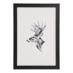 Woltu 1 x cadre photo en mdf et plastique cadre photo de style artos 15 x 20cm environ noir