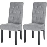 Woltu lot de 2 chaises de salle à manger chaise de cuisine rembourrée en velours pieds en bois massif ... Woltu lot de 2 chaises de salle à manger chaise de cuisine rembourrée en velours pieds en bois massif ...