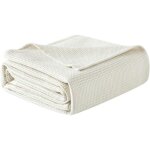 Woltu couvre lit en 100% coton jeté de canapé dessus de lit couverture gaufrée légère 220x240cm crème ... Woltu couvre lit en 100% coton jeté de canapé dessus de lit couverture gaufrée légère 220x240cm crème ...