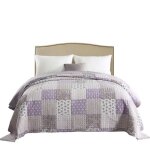 Woltu dessus de lit patchwork couvre - lit matelass jet de lit pour lit double 150x200cm patchwork ...