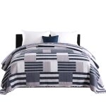 Woltu dessus de lit patchwork couvre - lit matelass jet de lit pour lit double 170x210cm patchwork ...