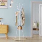 Woltu portemanteau sur pieds en forme d?arbreportant  vtements avec 9 crochets et 1 tagreen mtal ...