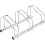 Woltu râtelier vélo pour 3 vélos range vélo au sol ou mural en métal à suspension argenté 70. 5x32x27cm ... Woltu râtelier vélo pour 3 vélos range vélo au sol ou mural en métal à suspension argenté 70. 5x32x27cm ...