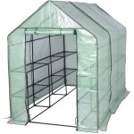 Woltu serre de balcon - jardin - terrasse en pe serre � tomate avec porte serre pour l�gumes cadre en ...