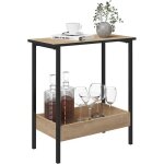 Woltu table basse avec rangement petite table industrielle métal et bois artificiel chêne clair 50x55x25cm ... Woltu table basse avec rangement petite table industrielle métal et bois artificiel chêne clair 50x55x25cm ...