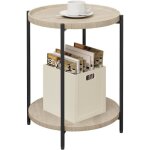 Woltu table basse ronde table dappoint bout de canapé avec plateau amovible mdf et métal chêne clair ... Woltu table basse ronde table dappoint bout de canapé avec plateau amovible mdf et métal chêne clair ...