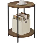 Woltu table basse ronde table dappoint bout de canapé avec plateau amovible mdf et métal veine de bois ... Woltu table basse ronde table dappoint bout de canapé avec plateau amovible mdf et métal veine de bois ...