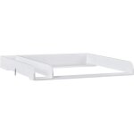 Plan � langer pour commode - woltu table � langer accessoires - 80x85x745cm - mdf - blanc