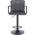 Woltu tabouret de bar tabouret avec dossier pour comptoir bistro assise en velours rglable en hauteur ...