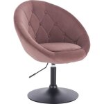 Woltu tabouret de bar fauteuil de bar en velours r�glable chaise de loisir rotatif hauteur r�glable rose ...