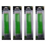 Wonday lot de 4 blisters de 4 crayons papier graphite bout tremp� hb