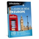 Wonderbox - coffret cadeau - 3 jours de rve en europe - 2110 sjours partout en europe