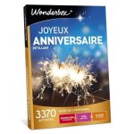 Wonderbox - coffret cadeau anniversaire - joyeux anniversaire p�tillant - 3370 activit�s fun