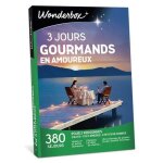 Wonderbox - coffret cadeau pour deux - 3 jours gourmands en amoureux - 380 sjours